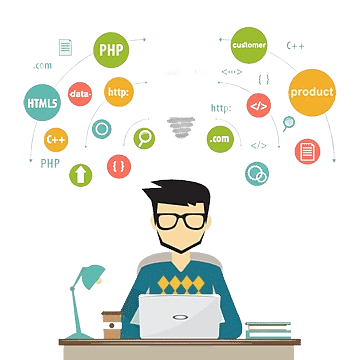 Web development concept